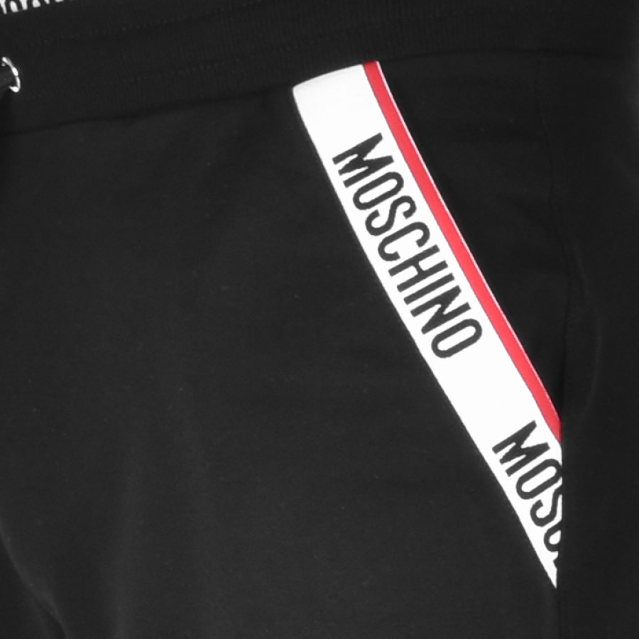 Alternative Image for ProductMoschino Logo Jogging Bottoms Black3